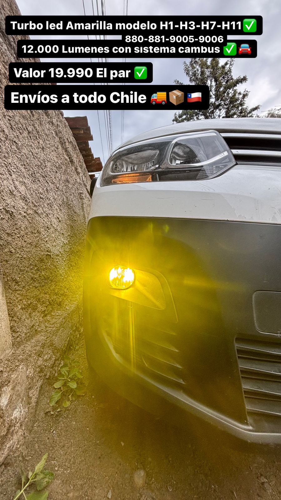 Turbo LED - Amarillo