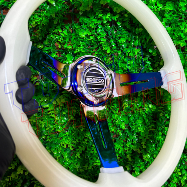 Volante Deportivo Flúor Luminoso Sparco
