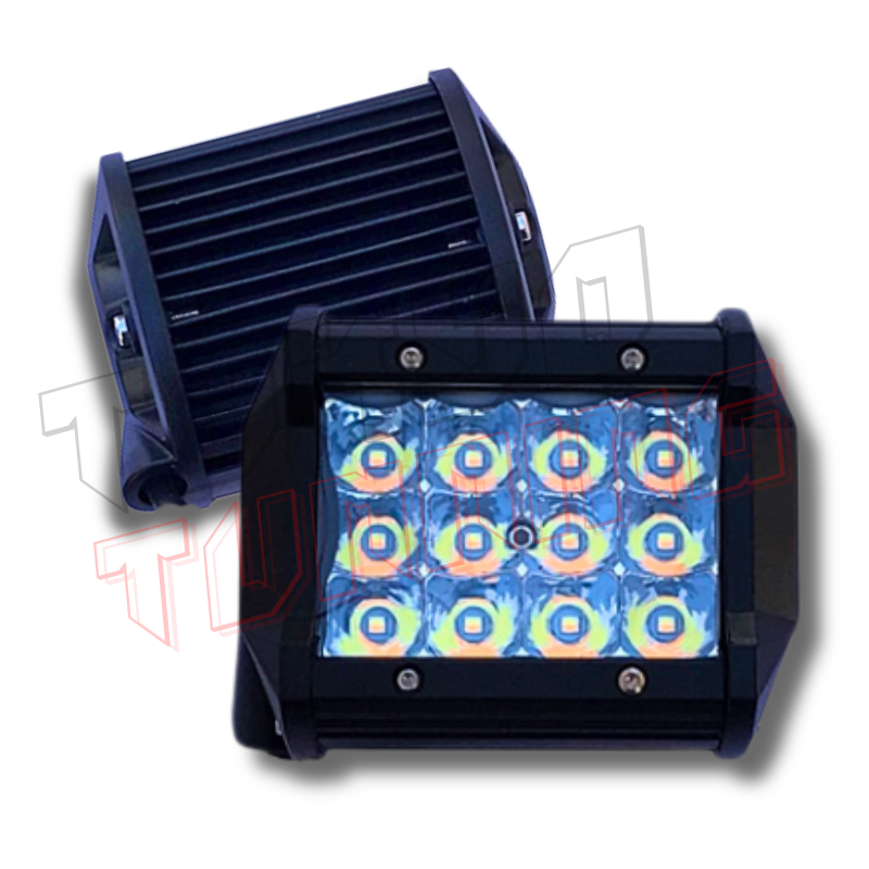 Neblinero LED Cuadrado - Azul
