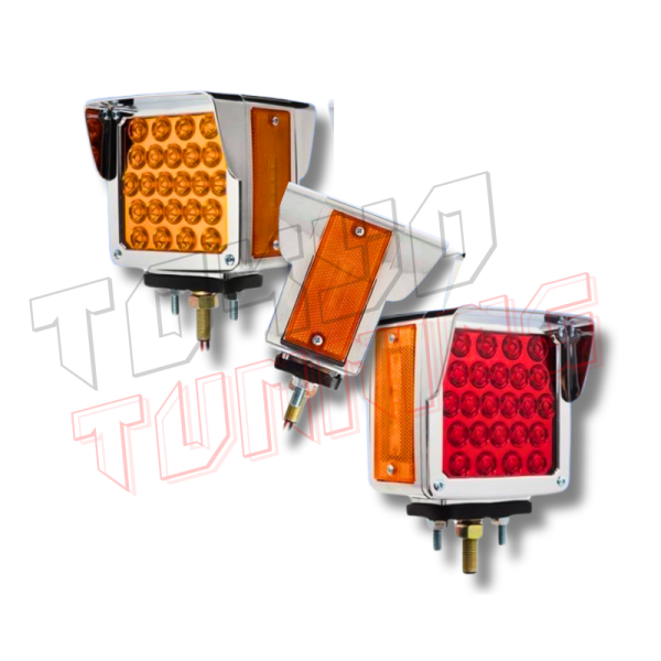 Neblinero LED Camión Bicolor 12/24V (2 Unidades)