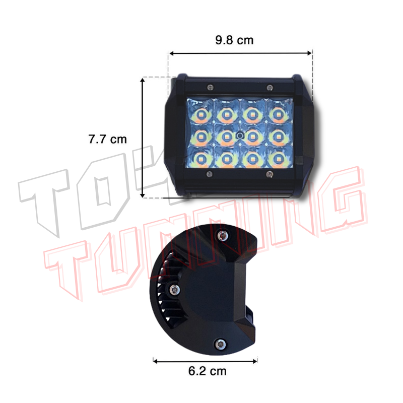 Neblinero LED Cuadrado - Azul - Imagen 3