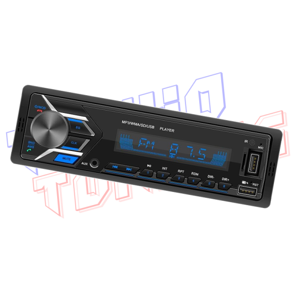 Radio Auto 1 Din - Reproductor MP3 con Bluetooth