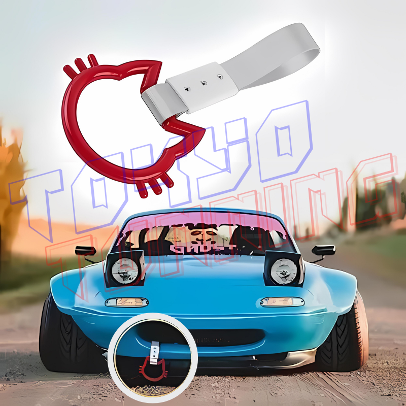Colgante de Advertencia Tsurikawa JDM - Forma de Gato - Imagen 2