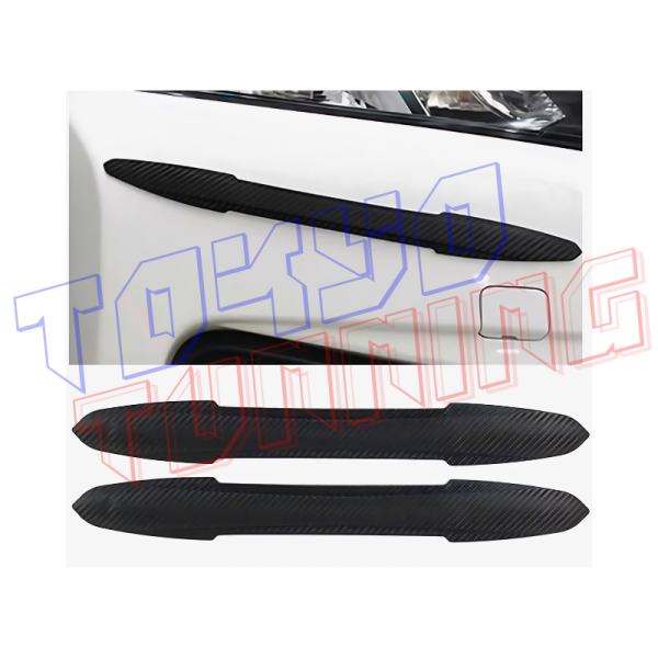 Topes de Parachoques de Fibra de Carbono - Set de 2 Unidades