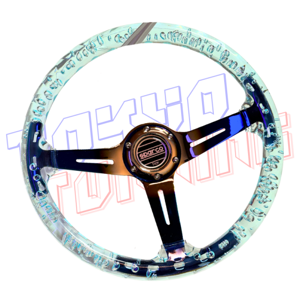 Volante Deportivo Burbuja Transparente - Tornasol