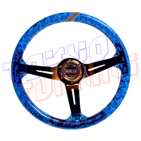 Volante Deportivo Burbuja Azul - Tornasol