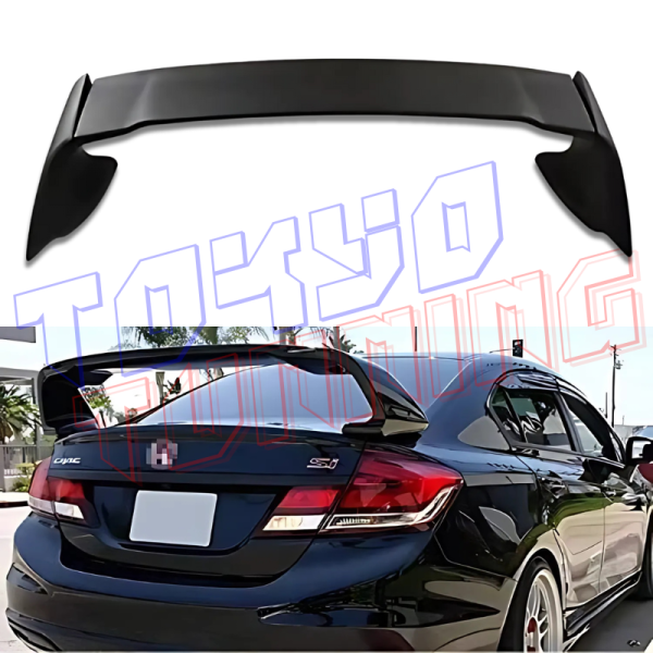 Alerón Honda Civic Negro MATE