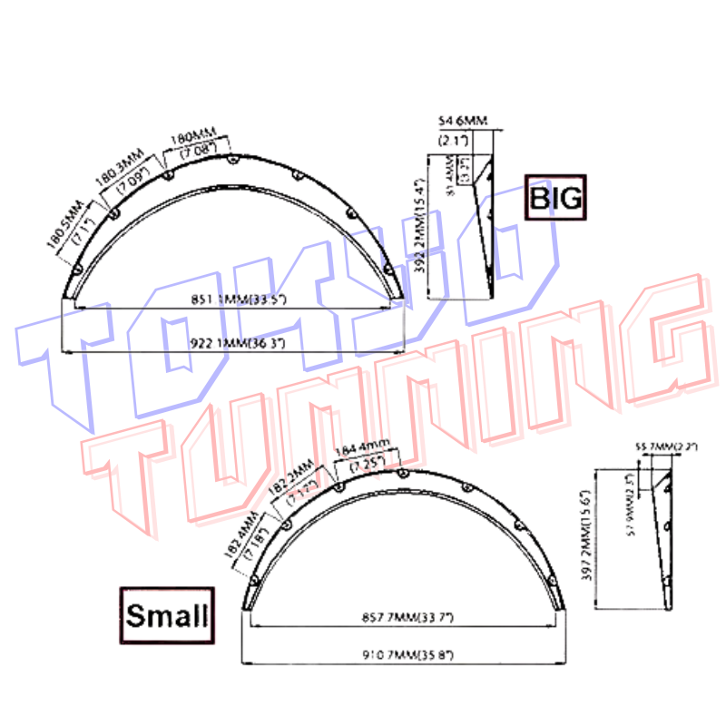 Fender Flares Negro Universal - Imagen 3