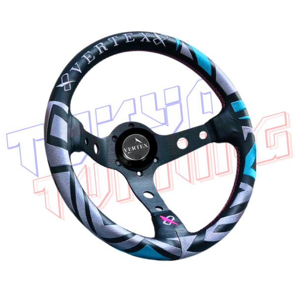 Volante Vertex Cuero Bordado 1996