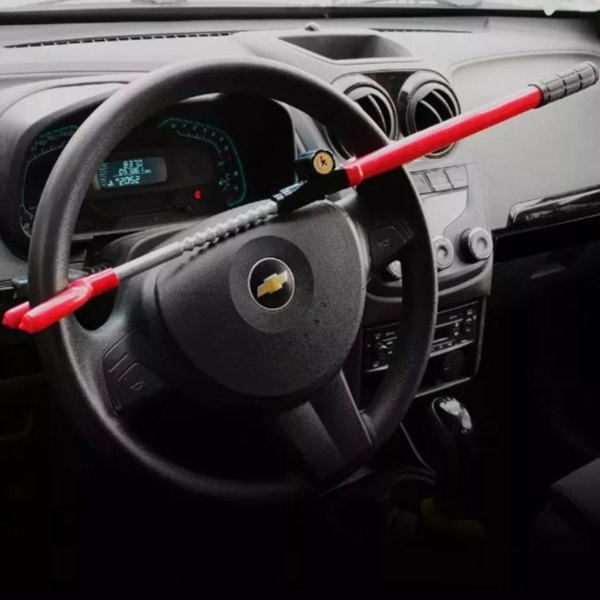 Traba Volante Antirrobo Ajustable – Autos, Camiones y 4×4