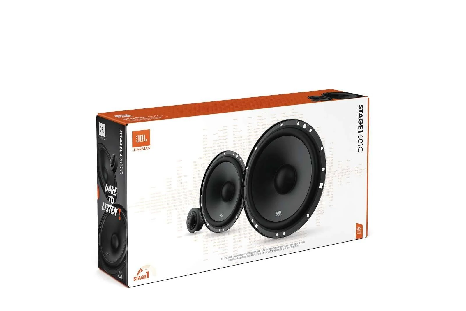 Set Parlantes 6.5 JBL Stage1 3 Vías con 2 Tweeters