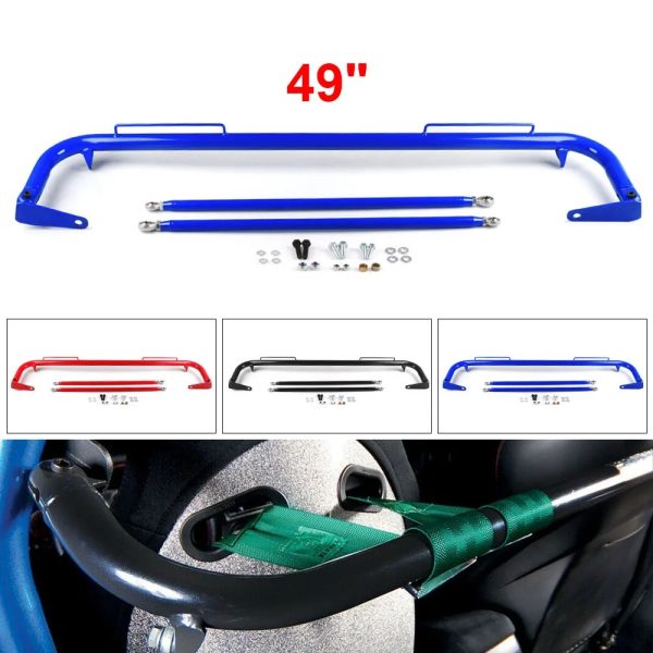 Barra para Arnés / Cinturón de Seguridad Universal – Colores Negro, Azul y Rojo (1 Unidad)