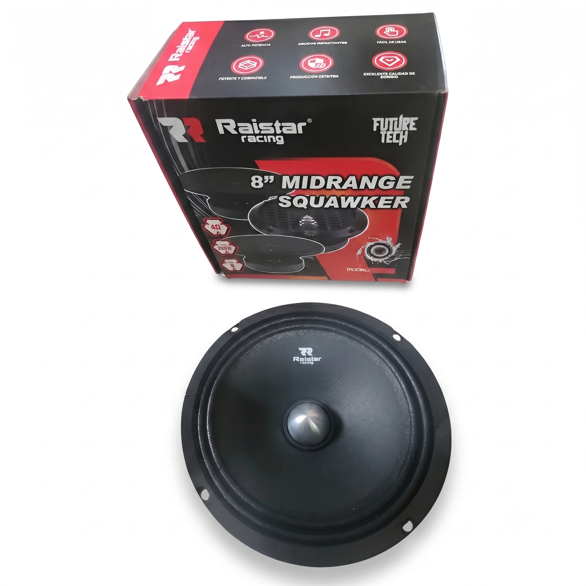 Parlante 8" Midrange Squawker 800w